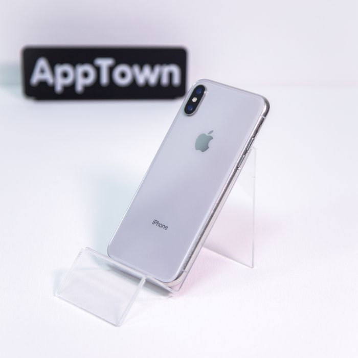 Б.У. Айфон X 256 Гб Серебряный (Хорошее) - купить в Киеве, Украине